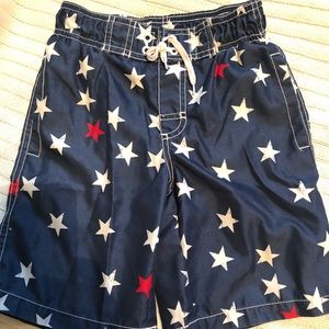 Boys Crazy 8’s patriotic board shorts